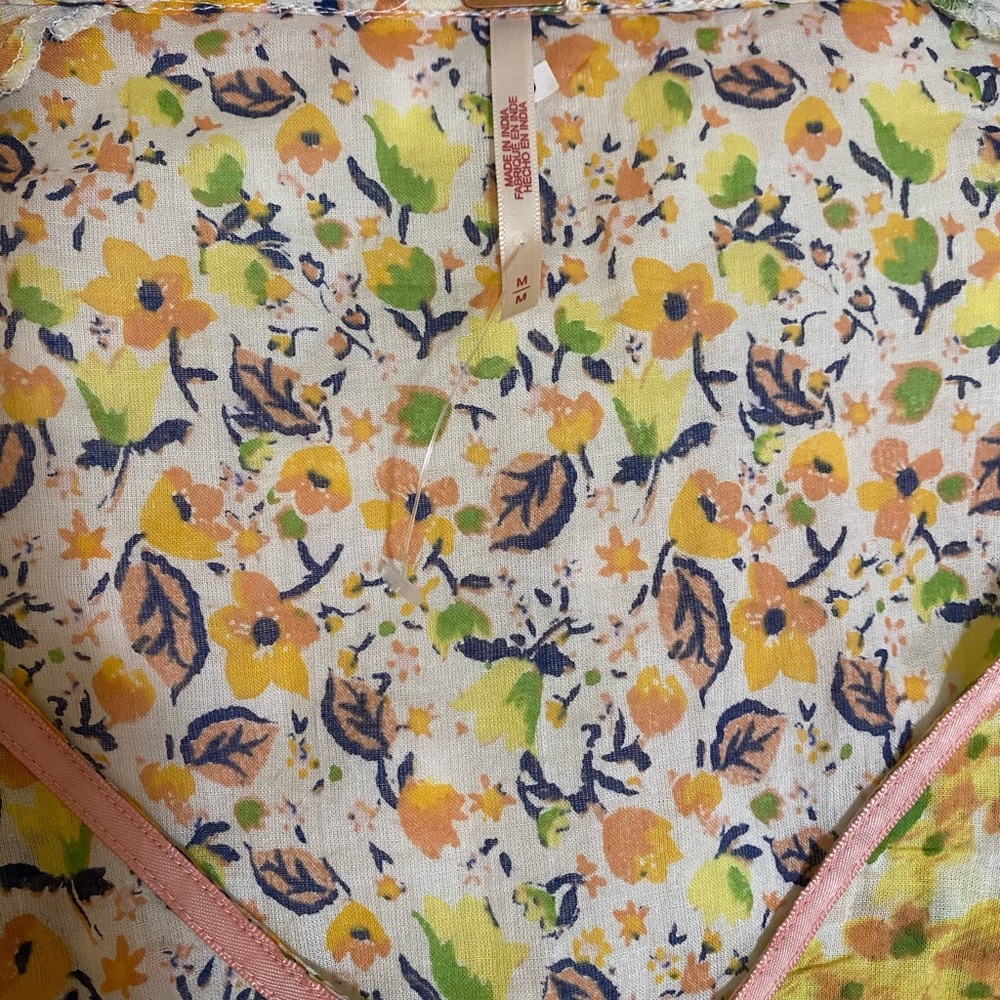 Free People Wildflower Patchwork Mini Dress Size M, NWOT - Picture 3 of 8